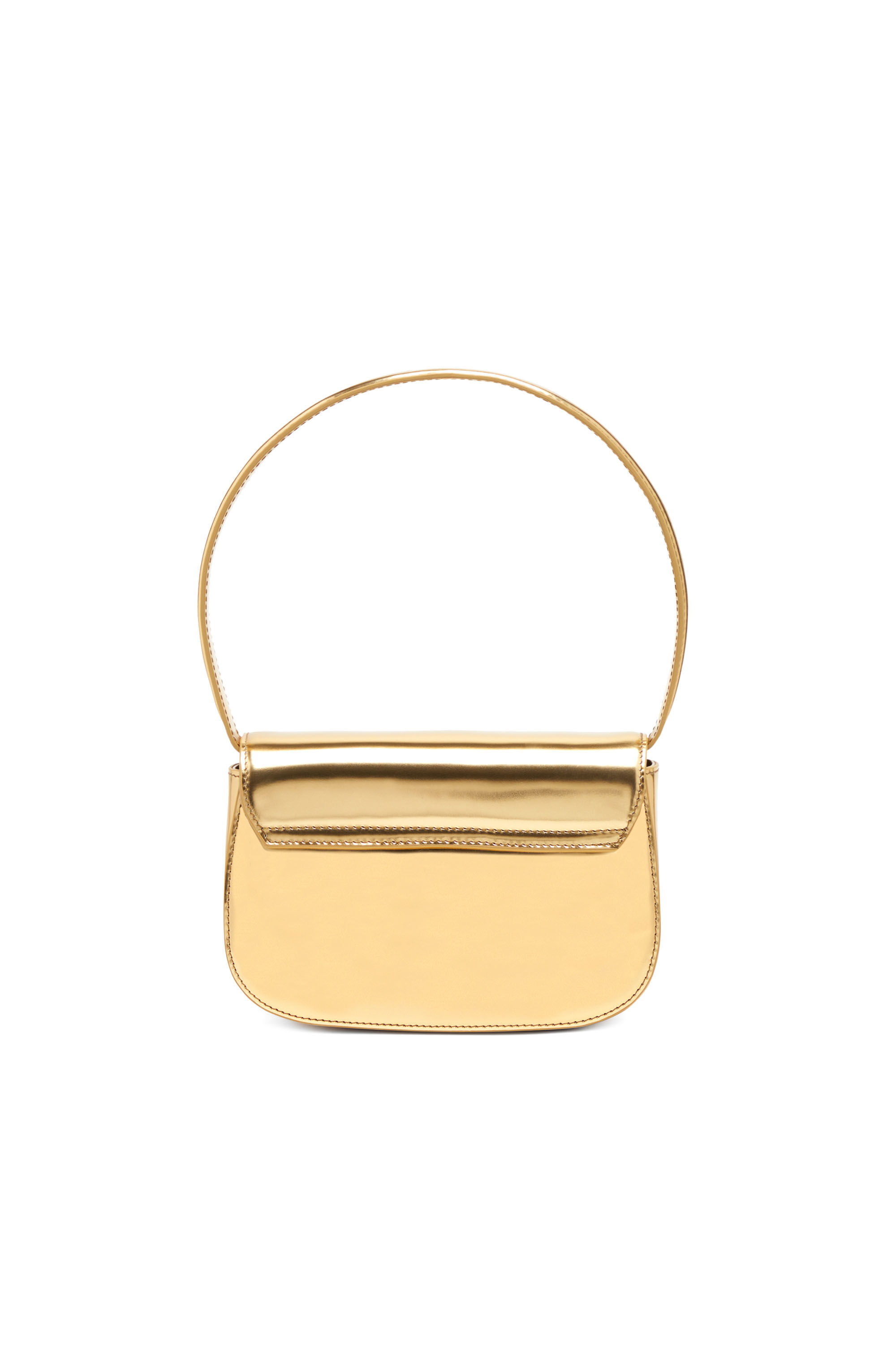 Diesel - 1DR, Woman's 1DR-Iconic shoulder bag in mirrored leather in Gold - 3