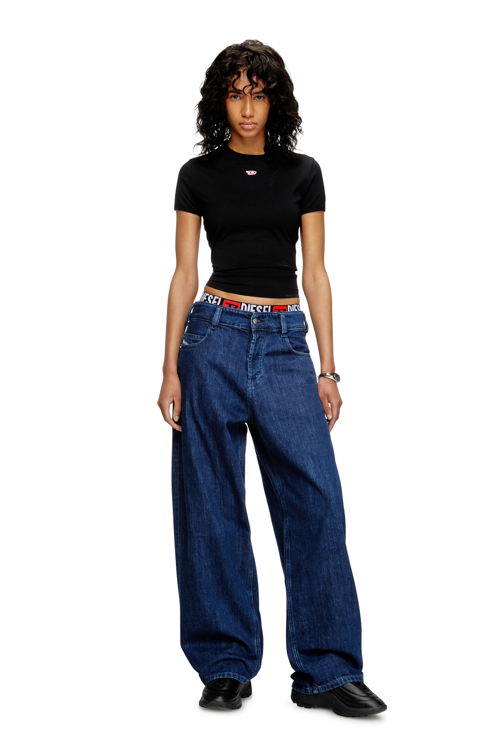 Diesel - Unisex's Relaxed Jeans 1997 D-Enim 0DBDX, Dark Blue - 6