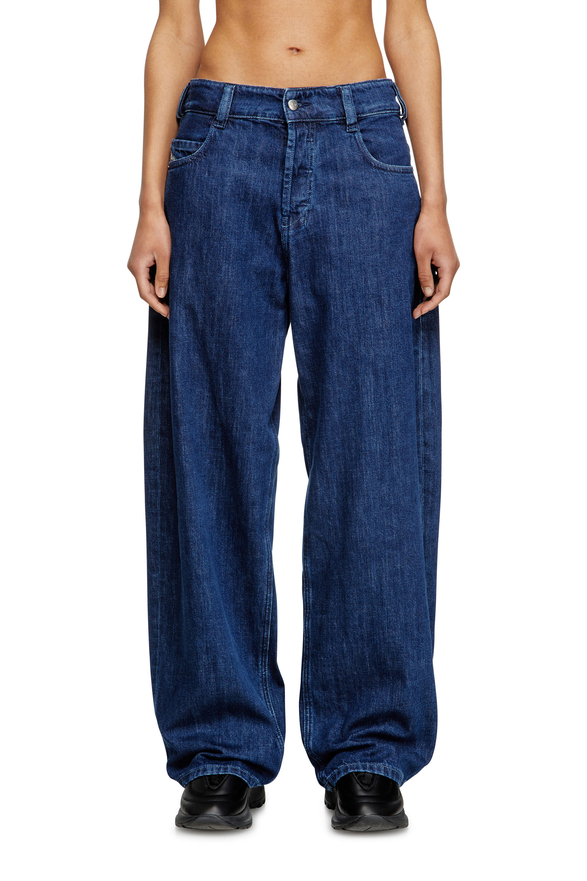 Diesel - Unisex's Relaxed Jeans 1997 D-Enim 0DBDX, Dark Blue - 7
