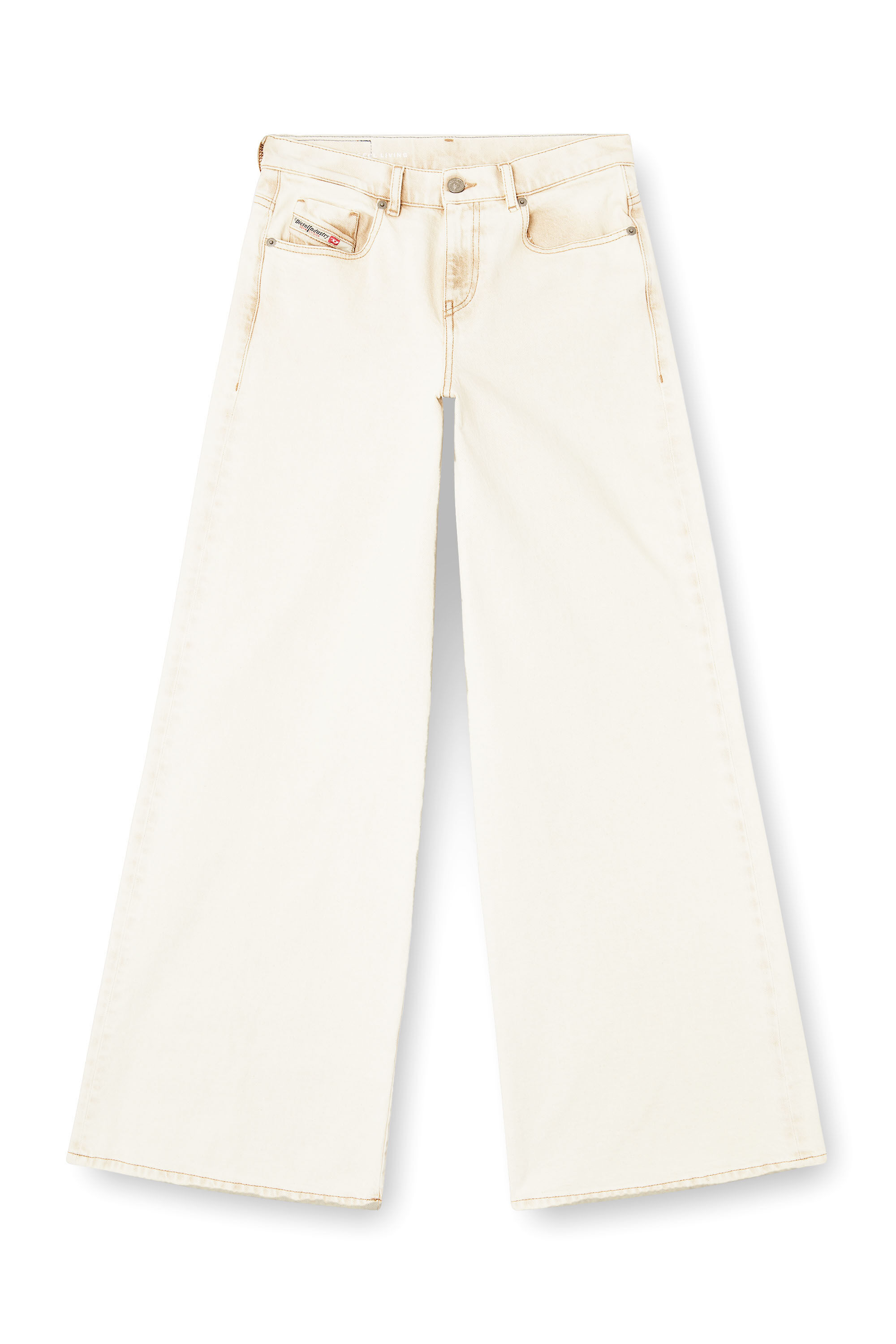 Diesel - Woman's Flare Jeans 1978 D-Akemi 09M70, White - 2