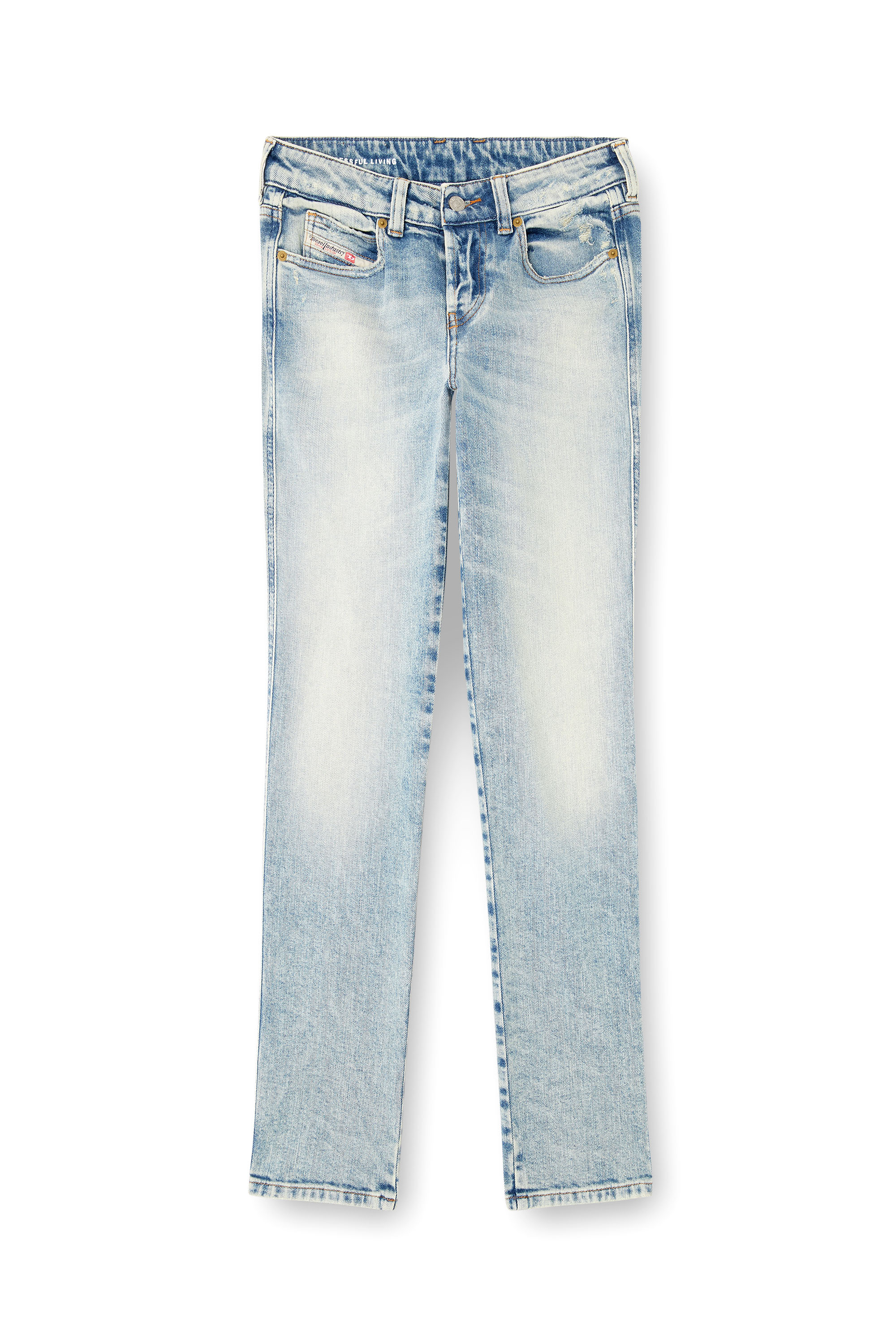 Diesel - Woman's Slim Jeans 1992 D-Jiann 09M21, Light Blue - 3