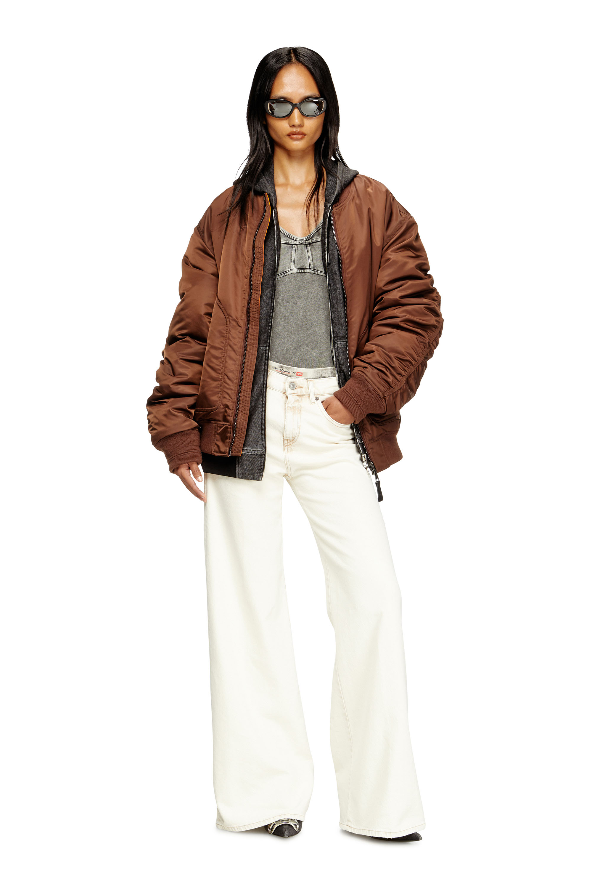 Diesel - Woman's Flare Jeans 1978 D-Akemi 09M70, White - 2