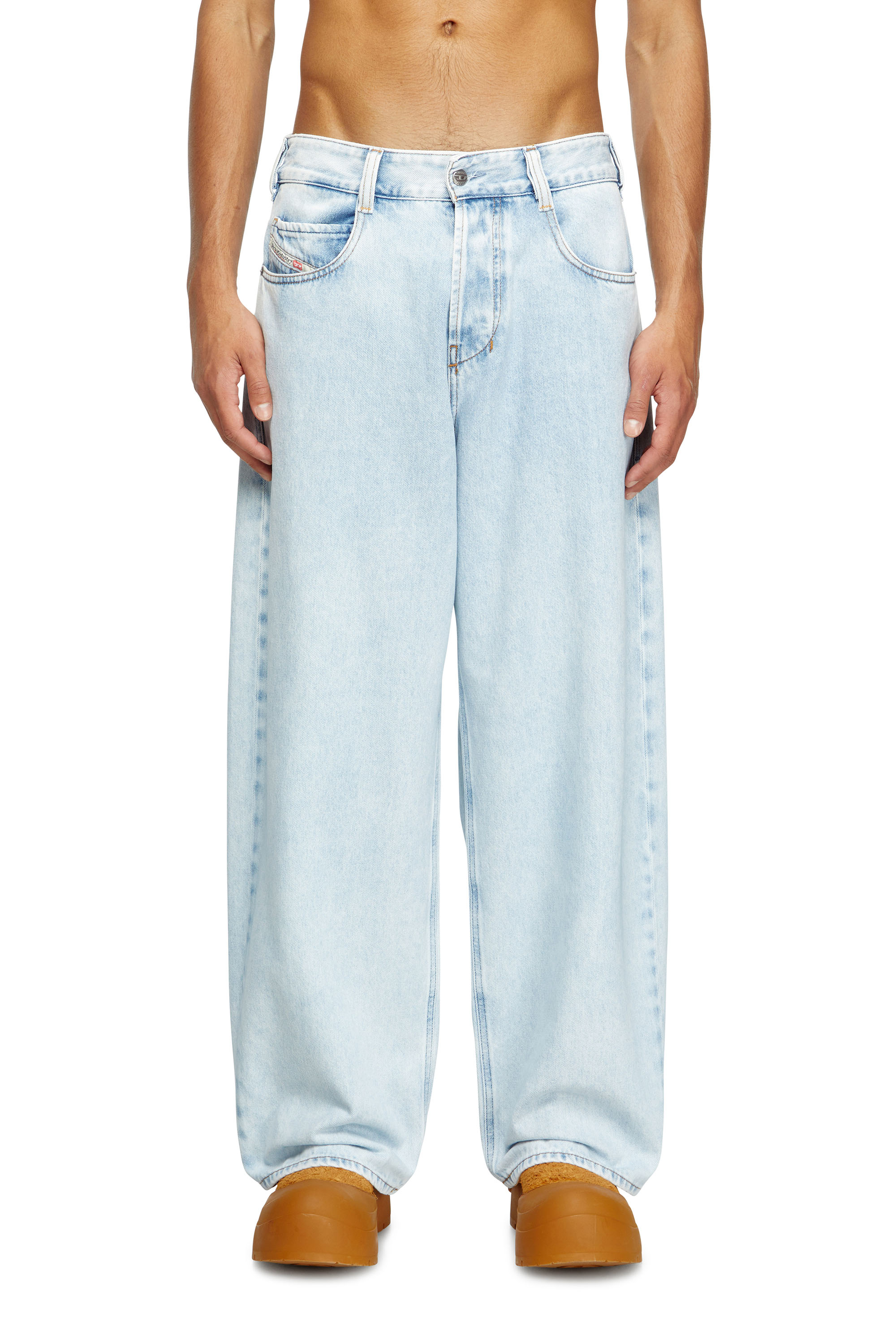Diesel - Unisex's Relaxed Jeans 1997 D-Enim-M 09M74, Light Blue - 1